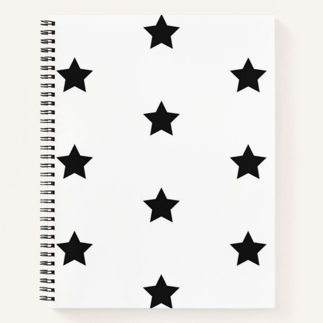 Carnet Motif d'étoiles (Devant)