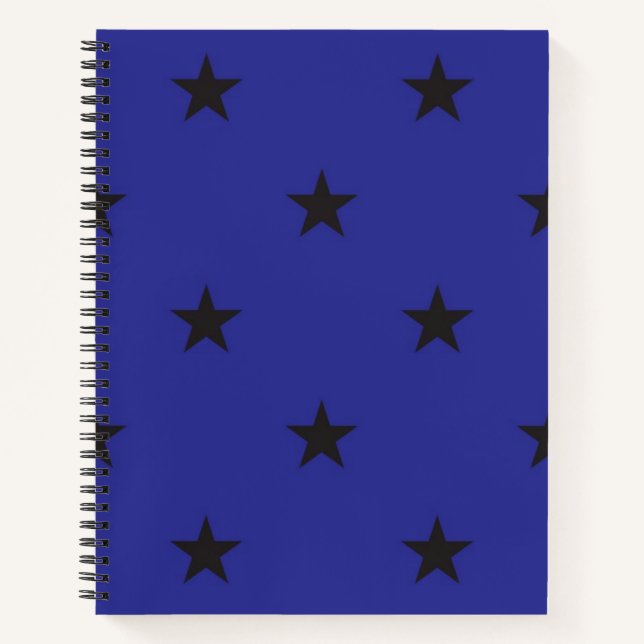 Carnet Motif d'étoiles (Devant)