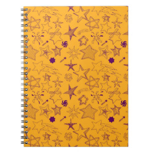 Carnet Motif d'étoiles