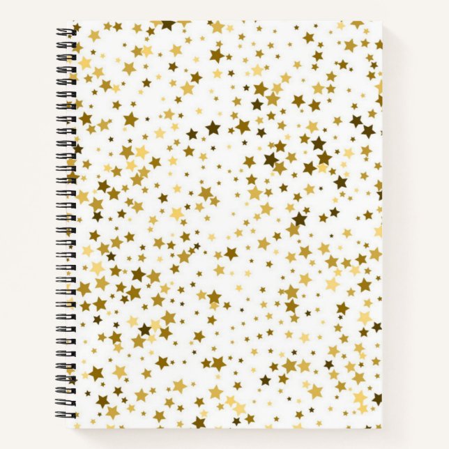 Carnet Motif d'étoiles (Devant)