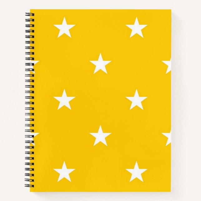 Carnet Motif d'étoiles (Devant)