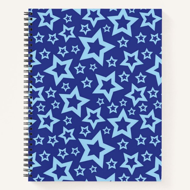 Carnet Motif d'étoiles (Devant)