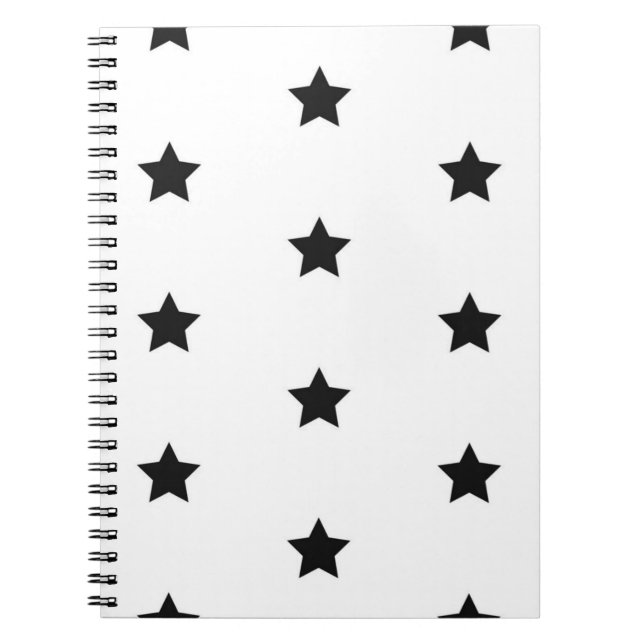 Carnet Motif d'étoiles (Devant)