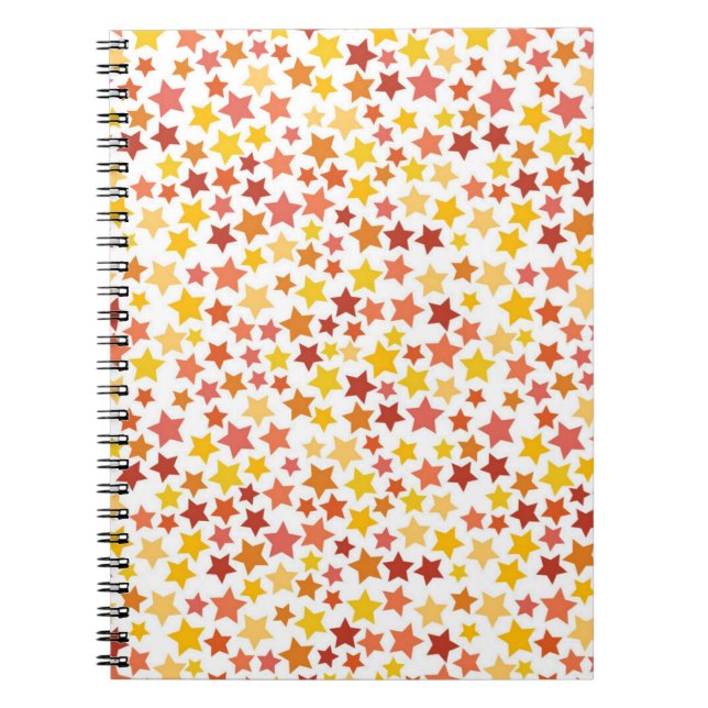 Carnet Motif d'étoiles (Devant)