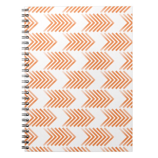 Carnet Motif d'Flèche de la tribu orange (Devant)