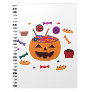 Carnet motif d'Halloween