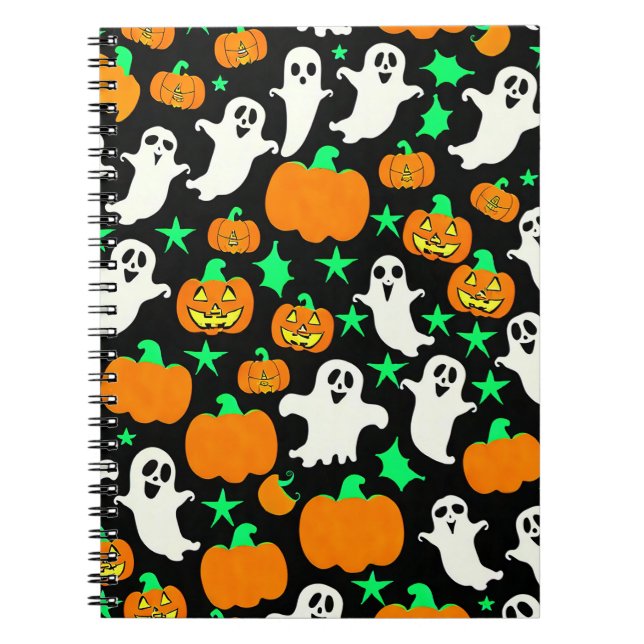 Carnet Motif d'Halloween (Devant)