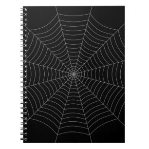 Carnet Motif d'Halloween gris noir