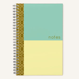 Carnet Motif diamant et tortue