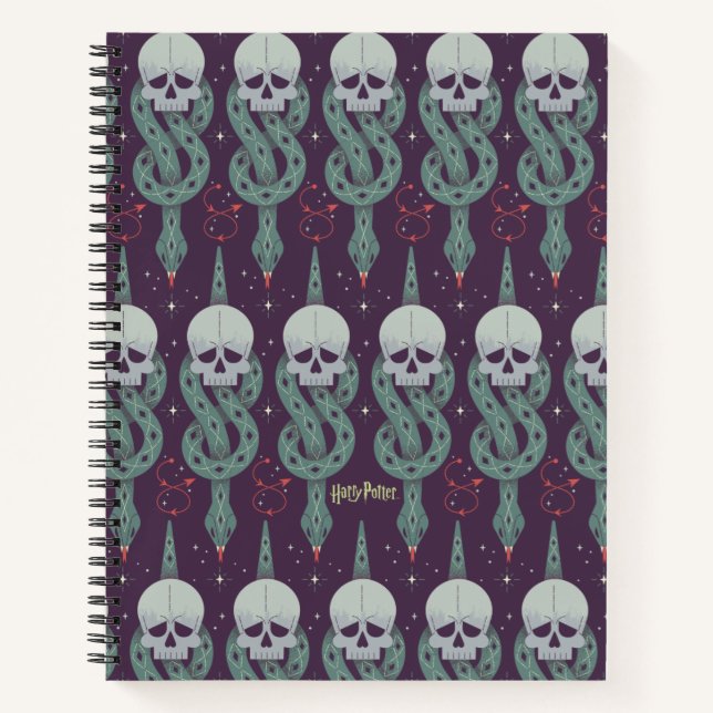 Carnet Motif d'icône géométrique de la Marque noire (Devant)