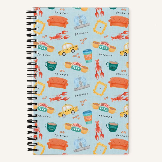 Carnet Motif d'icônes Classiques FRIENDS™ (Recto)