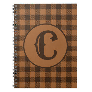 Carnet Motif d'impression Cosy Brown Plaid Buffalo
