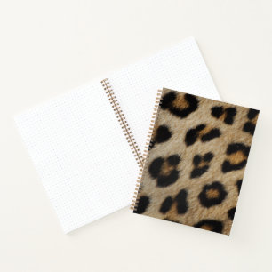 Carnet Motif d'impression d'animal de fourrure de léopard