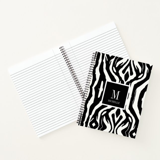 Carnet Motif d'impression Wild Custom Zebra (Intérieur)