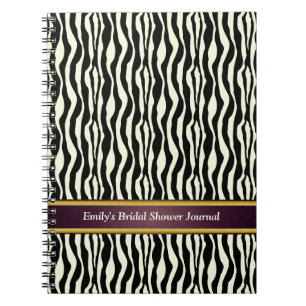 Carnet Motif d'impression Zebra