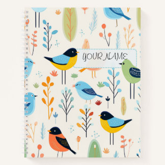 Carnet Motif d'oiseaux 3