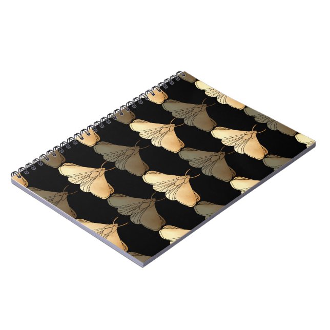 Carnet Motif d'or (Côté gauche)