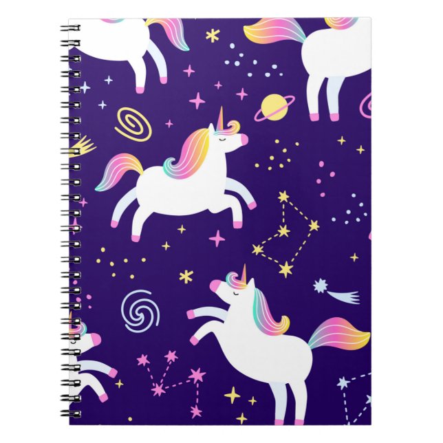 Carnet Motif du club de fans Unicorn  (Devant)