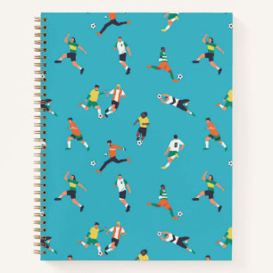 Carnet Motif du joueur de football