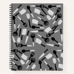 Carnet Motif d'ustensiles de cuisine