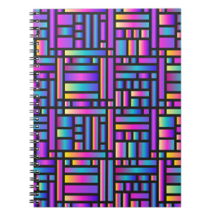 Carnet Motif élégant moderne - Mode Tartan géométrique
