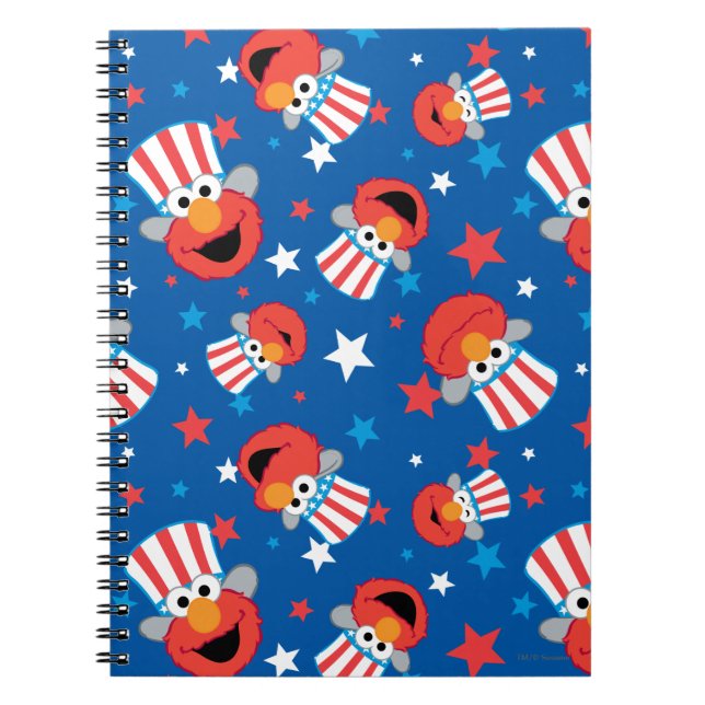 Carnet Motif Elmo Patriotique (Devant)