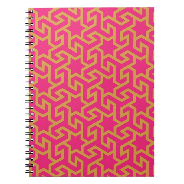 Carnet Motif en forme d'étoile arabe (Devant)