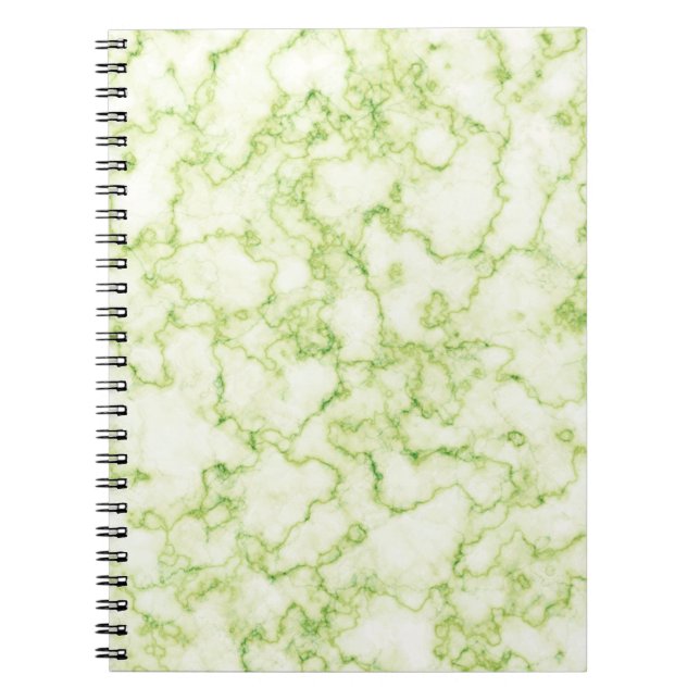 Carnet Motif en marbre vert (Devant)