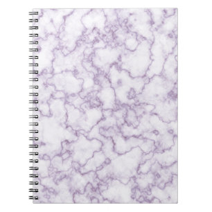 Carnet Motif en marbre violet