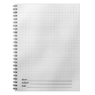 Carnet Motif en noir et blanc sur papier