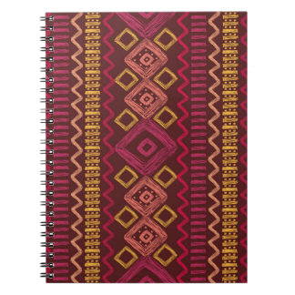 Carnet motif ethnique Abstrait et sans couture.