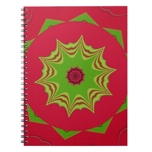 Carnet motif ethnique d'Afrique rouge (Devant)