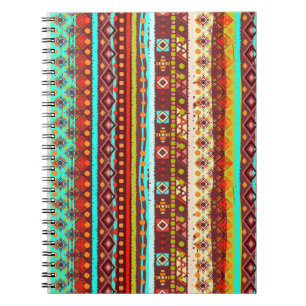 Carnet Motif ethnique sans couture. Impression artistique