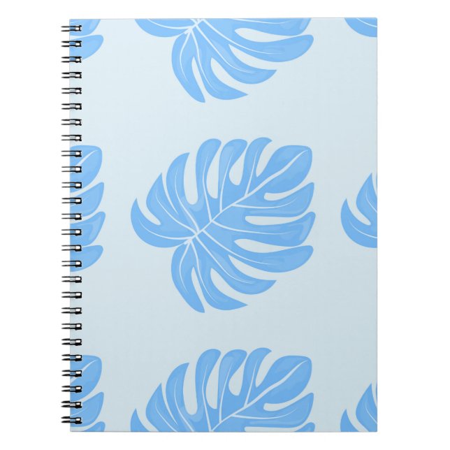 Carnet Motif ethnique sans couture tropicale avec départ  (Devant)