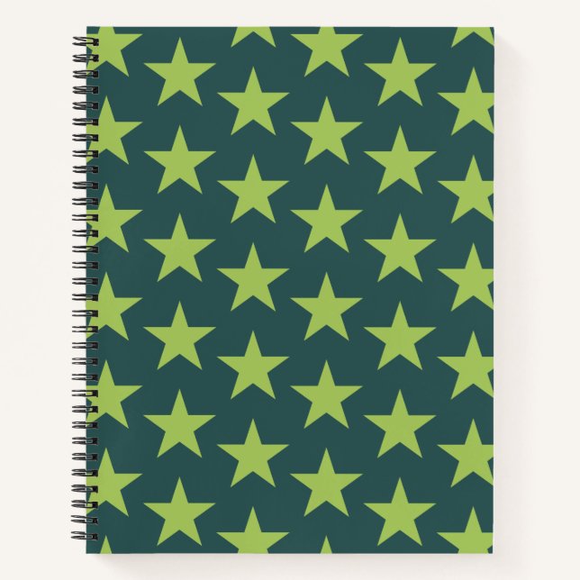 Carnet Motif Étoiles 17 (Devant)