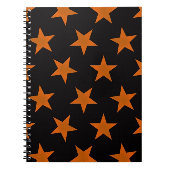 Carnet Motif Étoiles Dorées 5 (Devant)