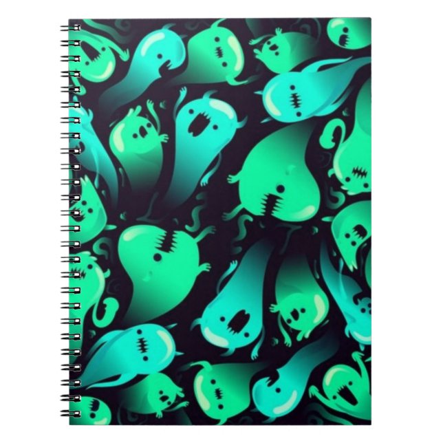 Carnet Motif fantôme (Devant)