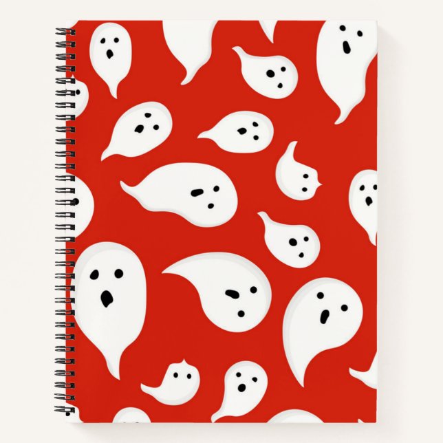Carnet Motif fantôme (Devant)