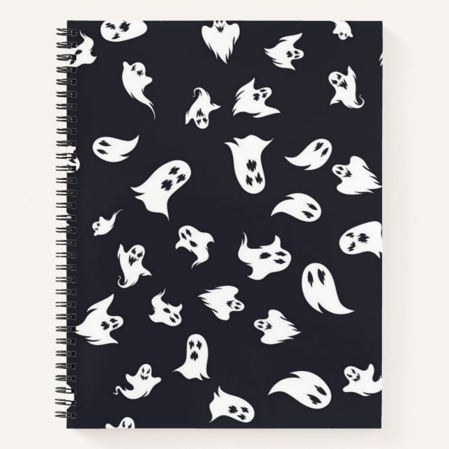 Carnet Motif fantôme (Devant)