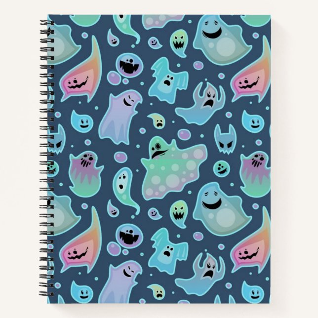 Carnet Motif fantôme (Devant)