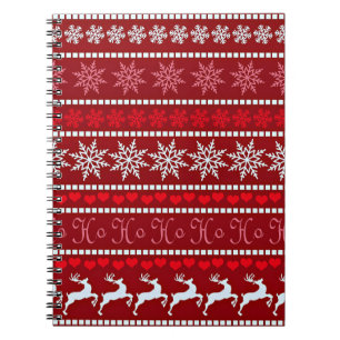 Carnet Motif Festif Noël Snowflake