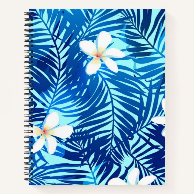 Carnet motif feuille (Devant)