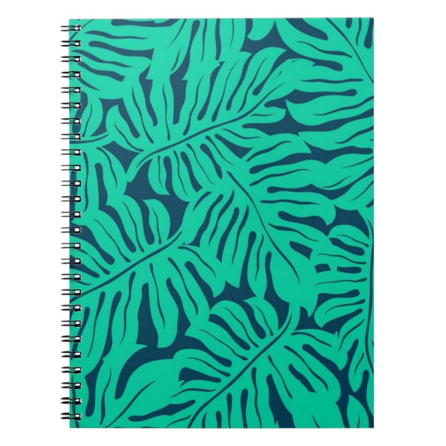 Carnet motif feuille (Devant)
