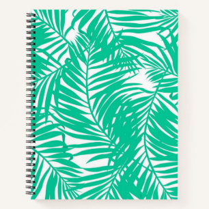 Carnet motif feuille