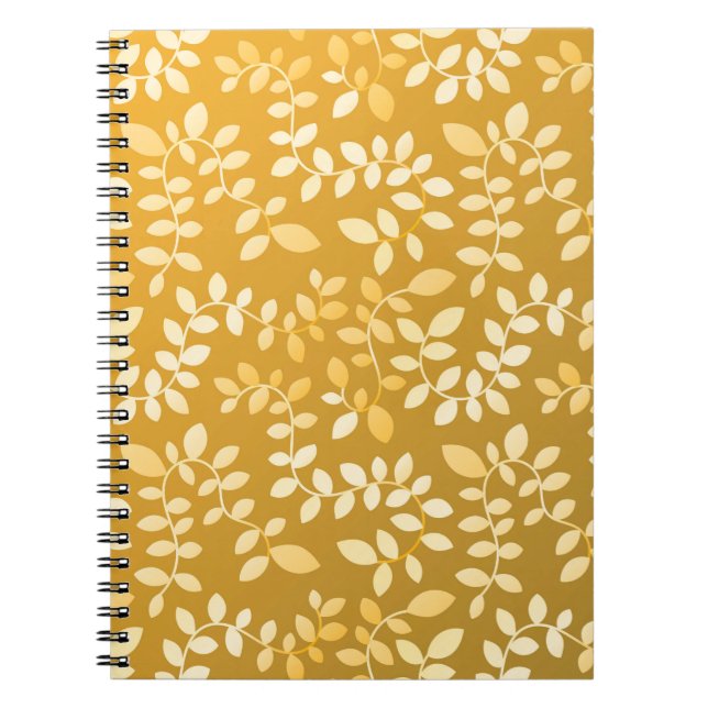 CARNET MOTIF FEUILLE 6 (Devant)