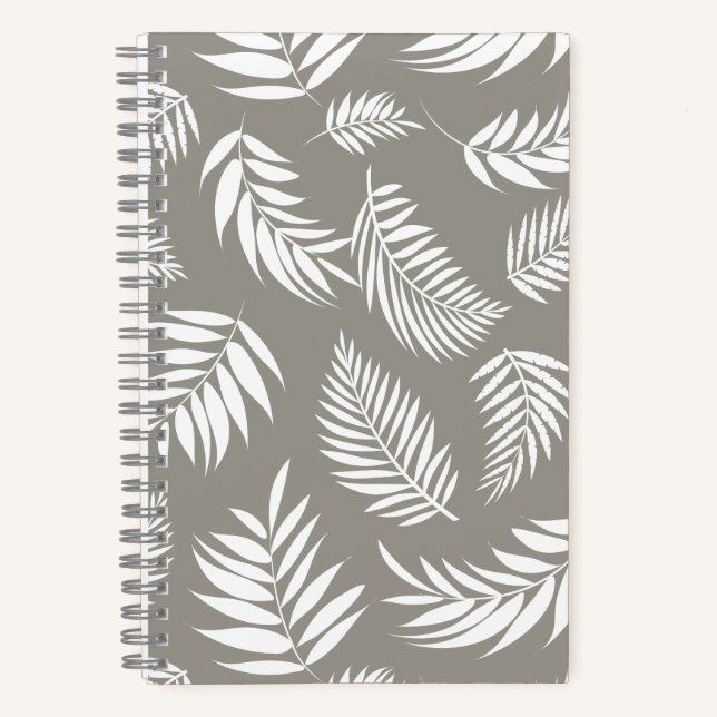 Carnet Motif Feuille tropical 9 (Recto)