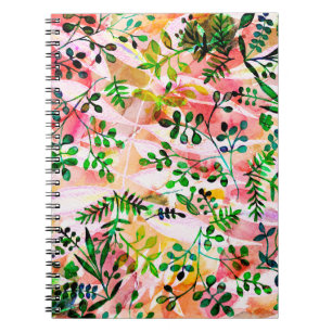 Carnet Motif feuille tropical répétant. Photo artistique