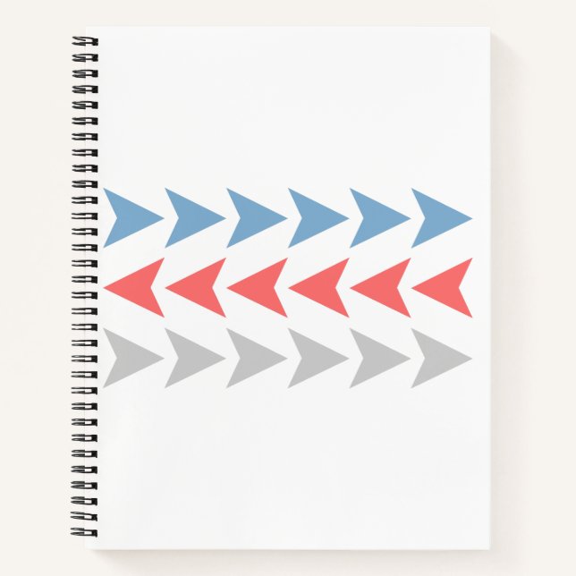 Carnet Motif Flèche (Devant)