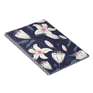 Carnet motif Fleurs vintages