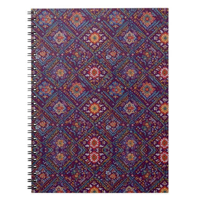 Carnet Motif floral  (Devant)